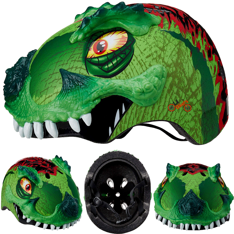 Raskullz Dinosaur Dragon Child Bike Helmets 