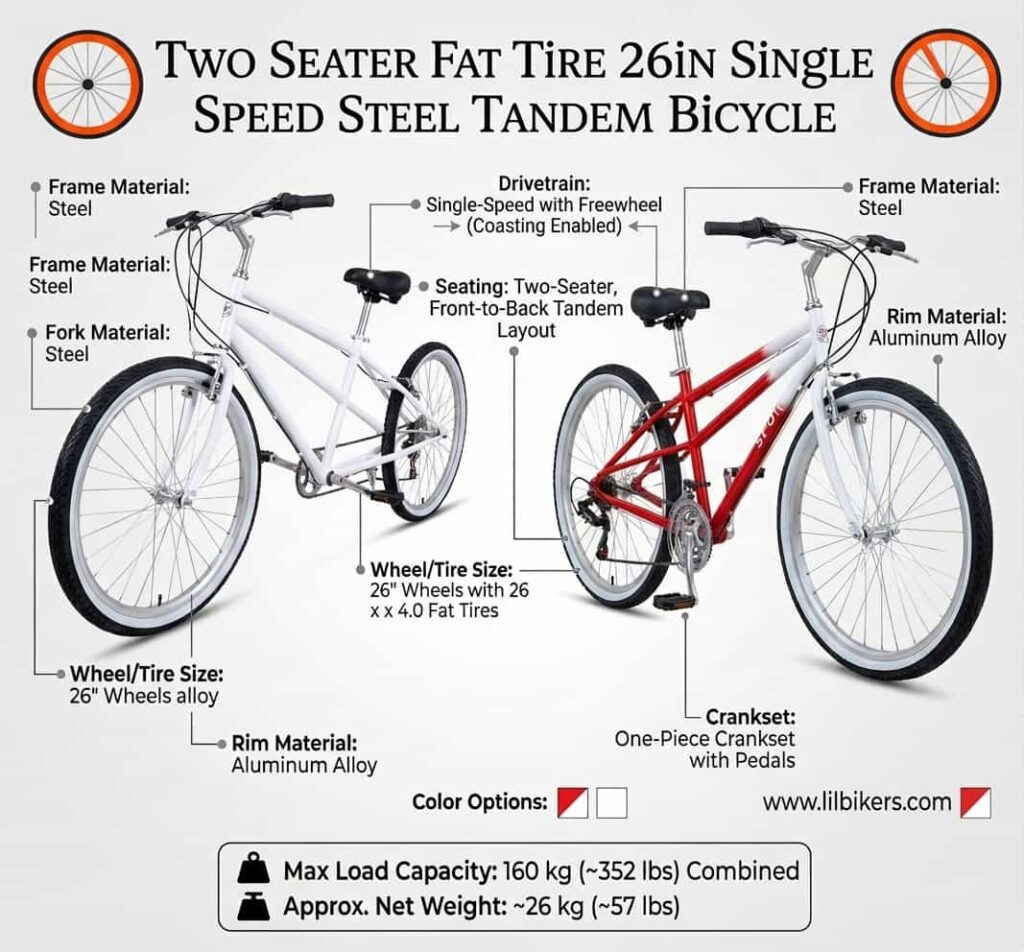 two seater tandem bicycle review